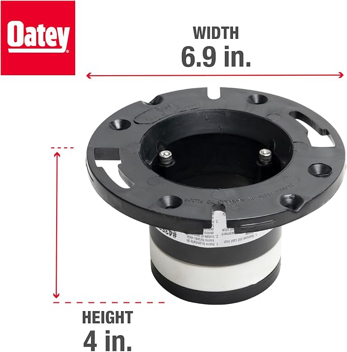 Oatey 43538 ABS Cast Iron Flange Replacement - Image 5