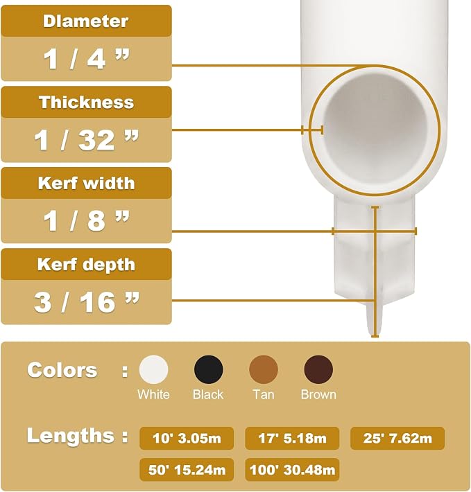 Window Weatherstrip Seal 1/4" Bulb Bubble Kerf Mount Gasket | Window Weather - Image 2