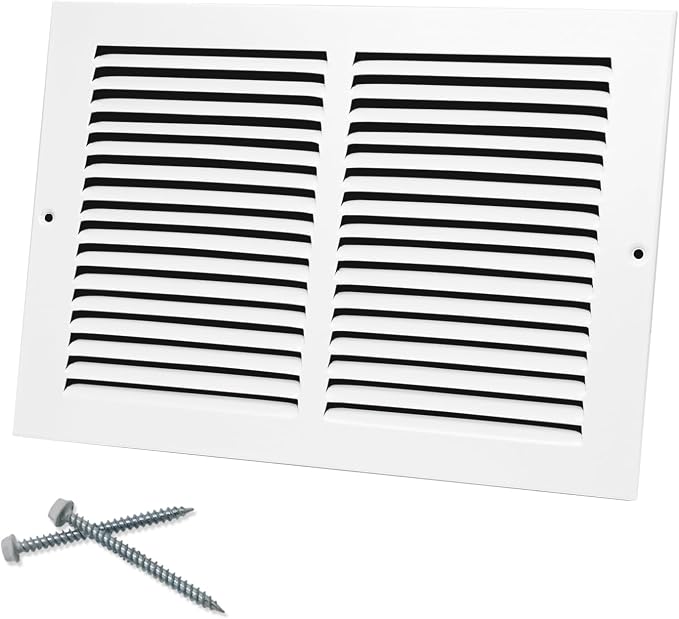 Howeall 10"W x 8"H Steel Return Air Grille, Air Return Vent Cover by Howeall