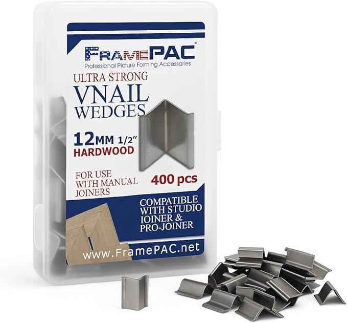 V Nails for Picture Frames Hardwood 12mm - by FramePac