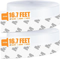 33.5 Ft Weather Stripping Door Seal Strip, Silicone Tape by Bruiefpap