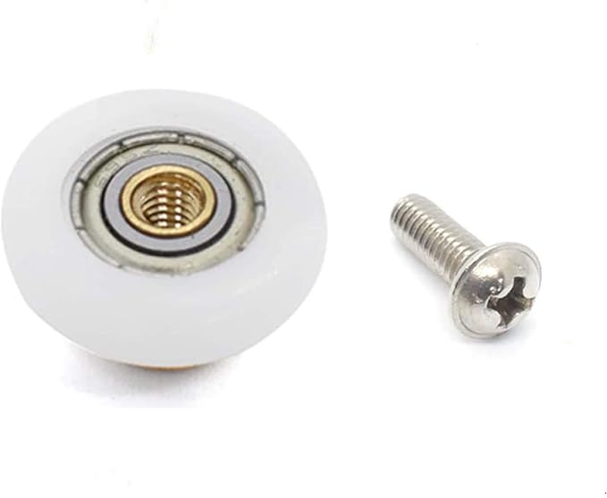 4 Sets Shower Door Rollers Runners Wheels Replacement Part Bathroom Glass - Image 2