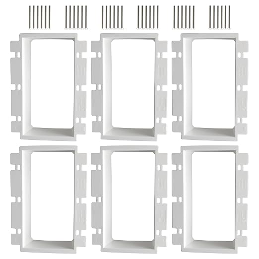 3-Gang Nonmetallic Outlet Box Extender, ETL Listed, 6 Pack | ETL Listed by AIRTAK