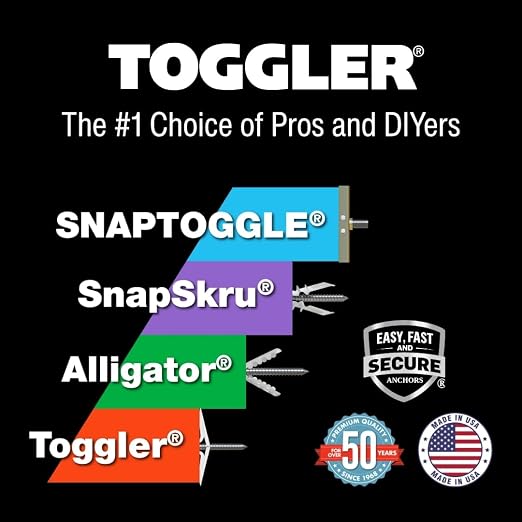 TOGGLER SNAPTOGGLE Toggle Bolt 3/16-24 UNC, 100 Pack, Round Head | Heavy-duty - Image 7