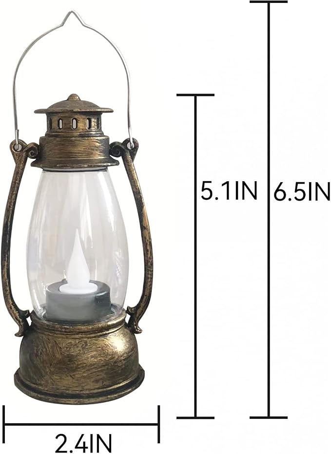 Mini Lanterns Small Lantern Decorative Indoor Outdoor Hanging Ornaments LED - Image 2