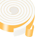 Door Seal Strip, High Density CR Insulation Tape, 2 in x 1/2 in x 6.5Ft | by MIKONIYA