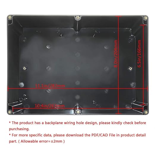 Project Box ABS Plastic IP65 Waterproof Dustproof Electrical Junction Box - Image 2