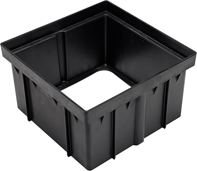 NDS 1216 Catch Basin Riser for 12 Inch Square Catch Basin Drain and 12 Inch by NDS-WaterManagement