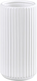 White Ceramic Flower Vase for Pampas Grass, 10 inch Large Decorative by TIMEFOTO