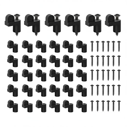 30 Pack 3/8 in Nylon Window Screen Clip by Unknown