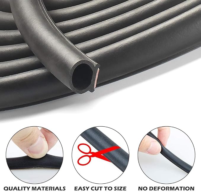 39.4 Ft CloudBuyer Weather Stripping Door Seal Strip - Image 4