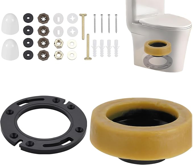Thick Toilet Wax Ring, Flange Repair Kit by Unknown
