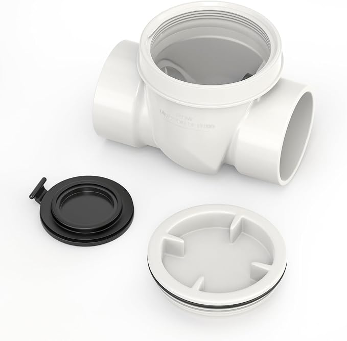 GASHER 3" PVC Backflow Preventer Valve, Sewer Check Back Flow Preventer Drain - Image 6