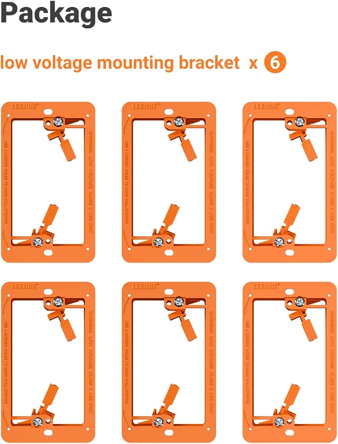 6 Pcs Low Voltage Mounting Bracket - Image 8
