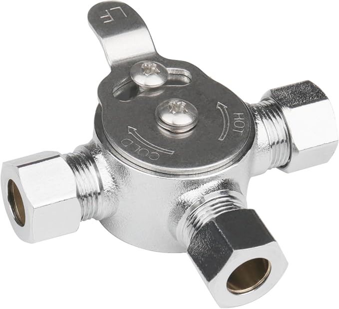 WHK Water Mixing Valve Hot Cold Water Mixer 3/8 Compression - Image 7