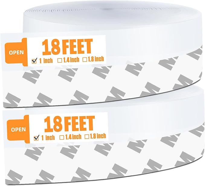 36 Ft Weather Stripping Door Seal Strip Tape, Silicone Door Draft Stopper by Bruiefpap