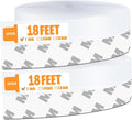 36 Ft Weather Stripping Door Seal Strip Tape, Silicone Door Draft Stopper by Bruiefpap