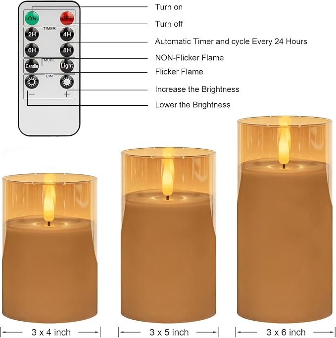 ANGELLOONG Flickering Flameless Candles - Image 6