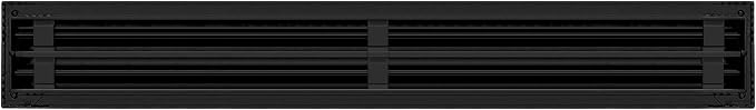 BUILDMART - 28x4 Modern AC Vent Cover - Decorative Black Air Vent - Standard - Image 2
