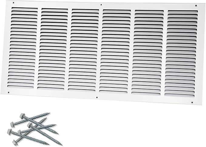 Howeall 30"W x 12"H Steel Return Air Grille, Air Return Vent Cover by Howeall