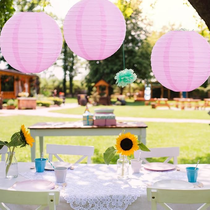 BEISHIDA 12-Inch Round Paper Lanterns Hanging Decorative Chinese Paper Lanterns - Image 6