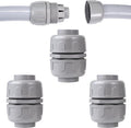 NPT 1 Double Conduit Liquid-Tight Connector Straight | Extend Repair Conduit by Aandxmok