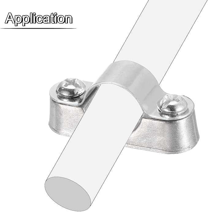 uxcell 10Pcs Pipe Support Pipe Bracket Clamp - Image 5