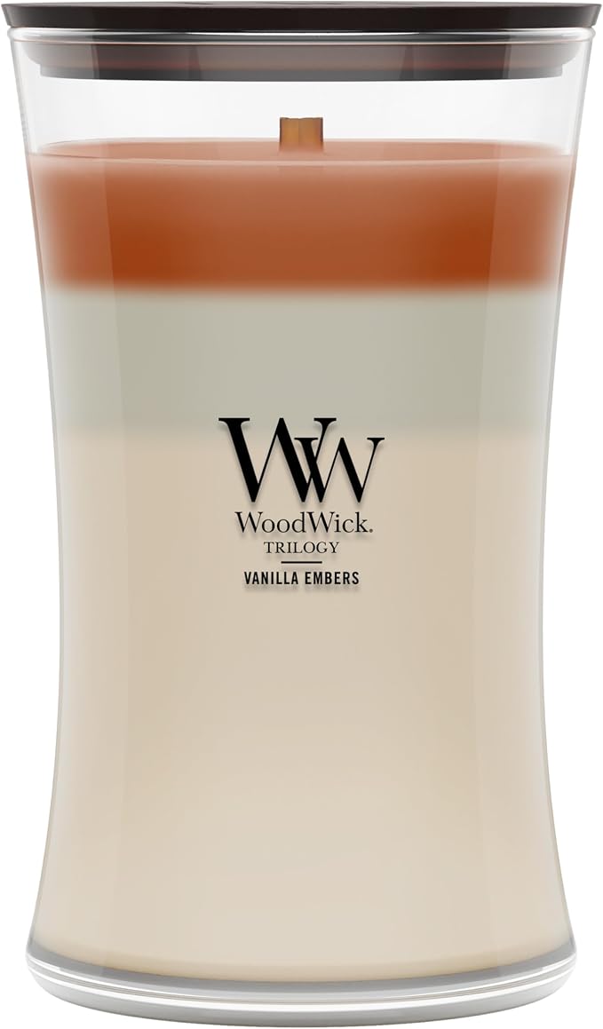 WoodWick Vanilla Embers Large Hourglass Trilogy Candle by Unknown