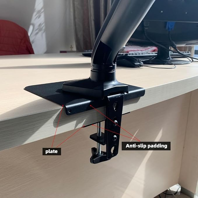 Steel Monitor Mount Reinforcement Plate, Monitor Arm Reinforcement Plate | - Image 5