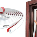White Rubber Weather Stripping Door Seal Strip, D Shape Door Weather Seal Strip by PUNDIN