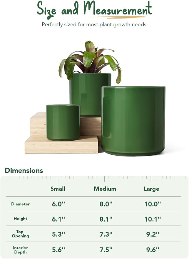 LE TAUCI 10+8+6 Inch Ceramic Pots - Image 5