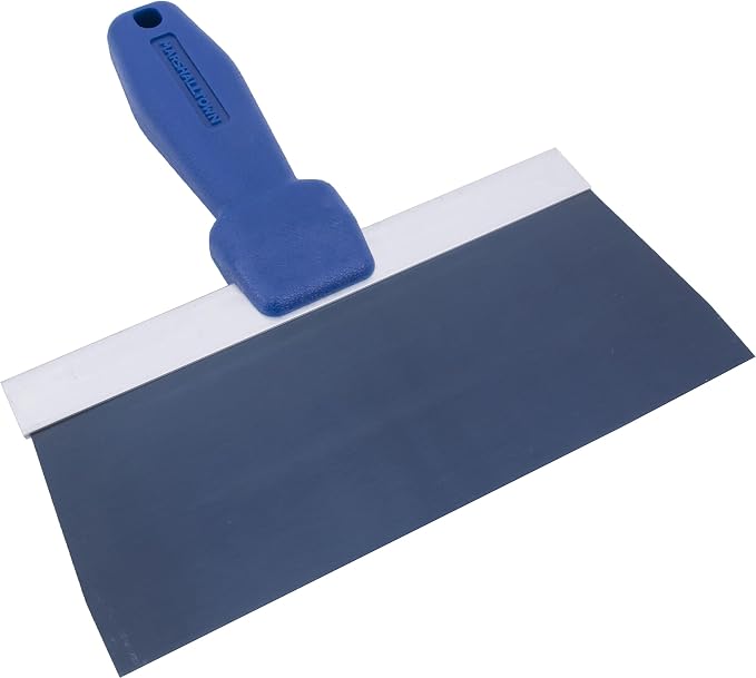 MARSHALLTOWN Blue Steel Taping Knife, 8 Inch, Drywall Taping Tool | Tempered by Marshalltown