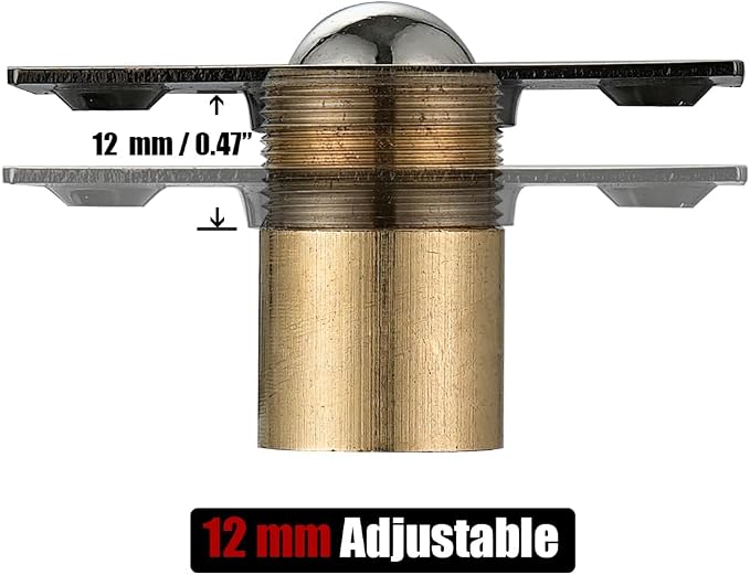 JQK Closet Ball Catch Door Hardware, Stainless Steel Catch Adjustable - Image 7