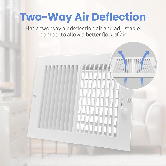 10 x 8 Inch Air Vent Covers for Wall or Ceiling - Image 4