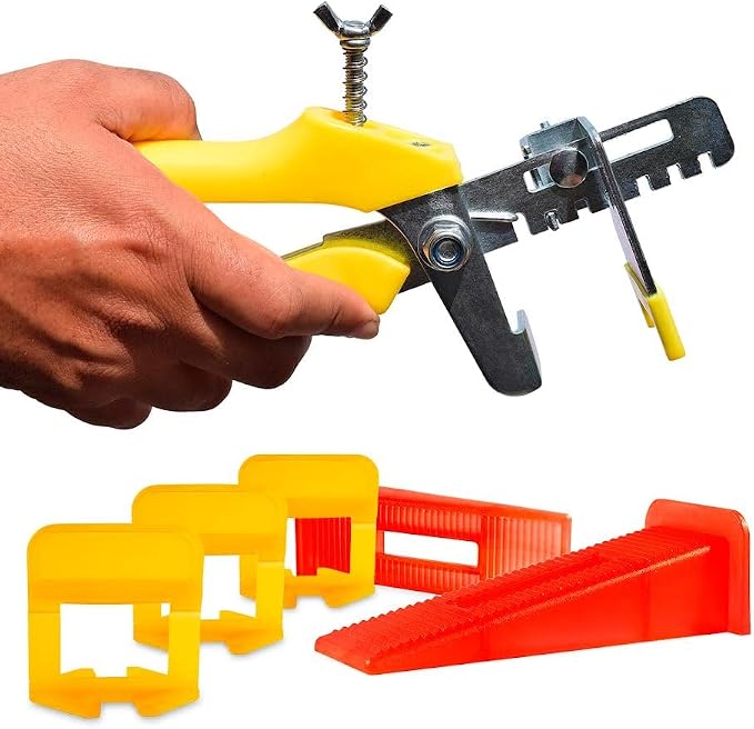 Tile Leveling System – ULTRA-THIN 0.5mm – 400 Spacers, 200 Reusable Wedges & by EMAISTORE
