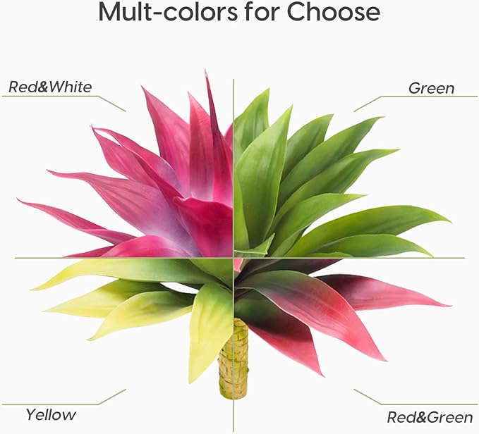 Velener Fake Agave Plant Outdoor, Artificial Plants Large Size - Image 7