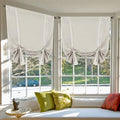 H.VERSAILTEX Blackout Room Darkening Curtain Balloon Tie Up Curtains by HVERSAILTEX