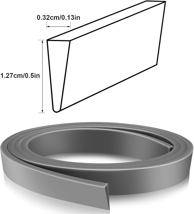 2 Rolls 37 Inch Storm Door Bottom Replacement Insert Y Shaped Sweep Silicone - Image 2