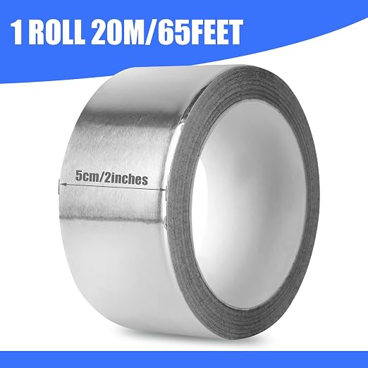 Romeda Aluminum Foil Tape, 2 inch x 65 Feet Foil Tape, High Temperature Heavy - Image 2