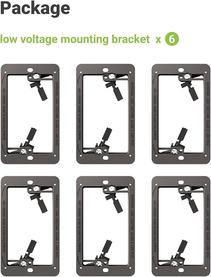 6 Pcs Low Voltage Mounting Bracket - Image 8