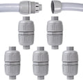 NPT 1/2 Double Conduit Liquid-Tight Connector Straight | Extend Repair Conduit by Aandxmok