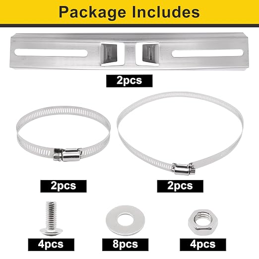 Pole Mounting Kits for Junction Box, Stainless Steel Pole Mount Bracket - Image 3