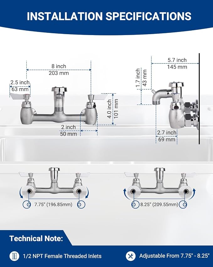 Commercial Mop Sink Faucet - Image 4