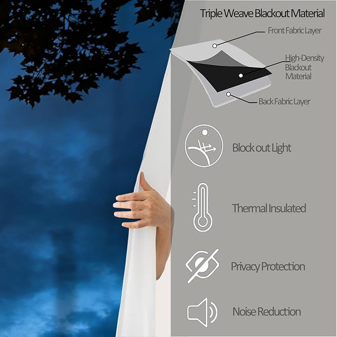 Eiffel Tower Curtain, Night View Curtains - Image 5