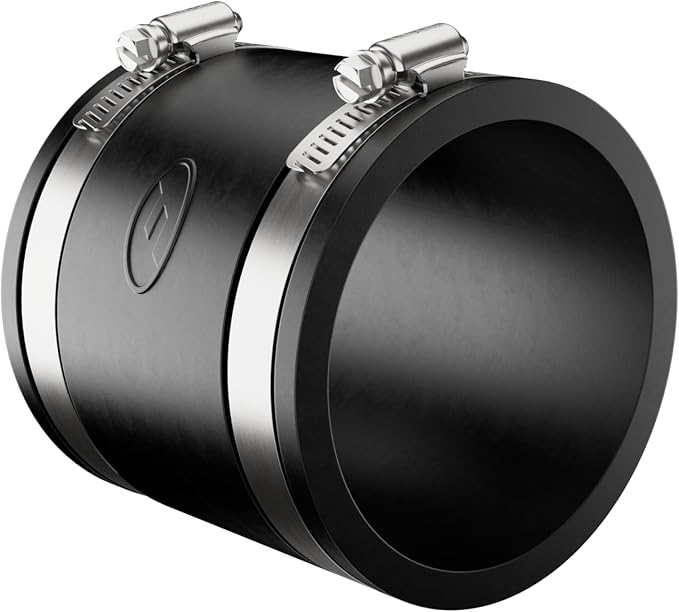 Fernco 4 In. x 4 In. Plastic to Plastic PVC Coupling - Image 2
