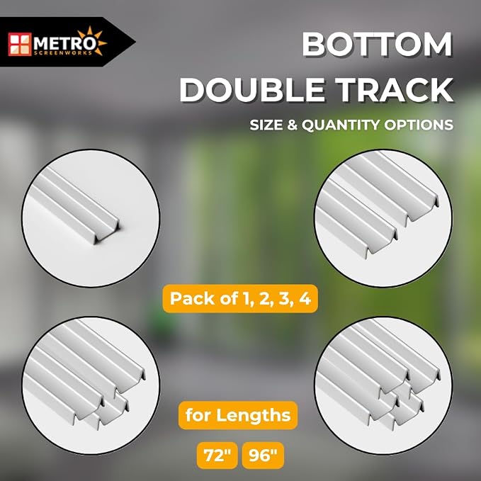 Double Sliding Door Bottom Track - Image 4