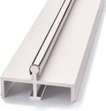 Aluminum Sliding Door Double Panel Track, Paito Glass Sliding Door Replacement by OTIIALOT