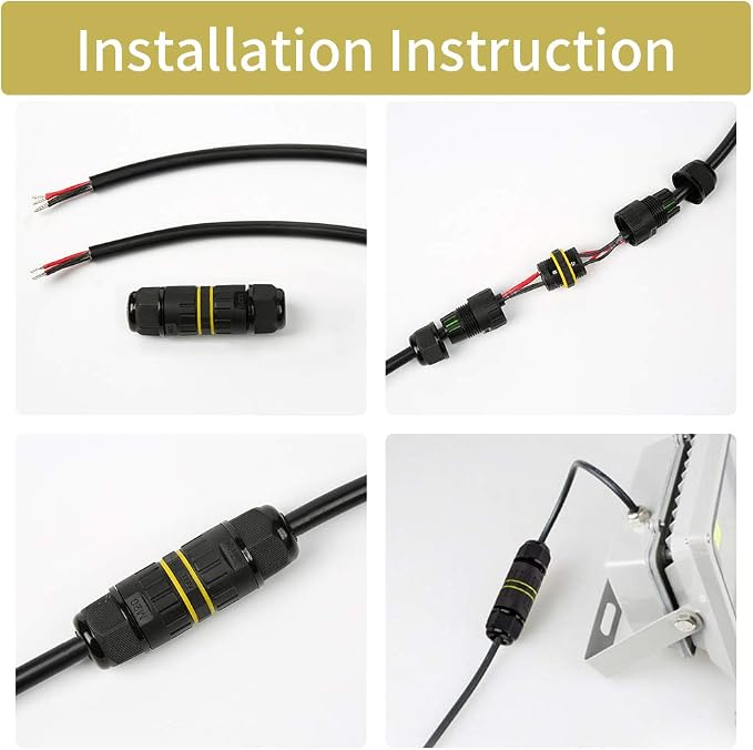 IP68 Outdoor Waterproof Junction Box Electrical Cable Connector, M16 - Image 5