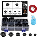 Vrupin 66Pcs Rubber Grommet Assorted Kit, Drill Hole Firewall Hole Plugs Wire by Vrupin