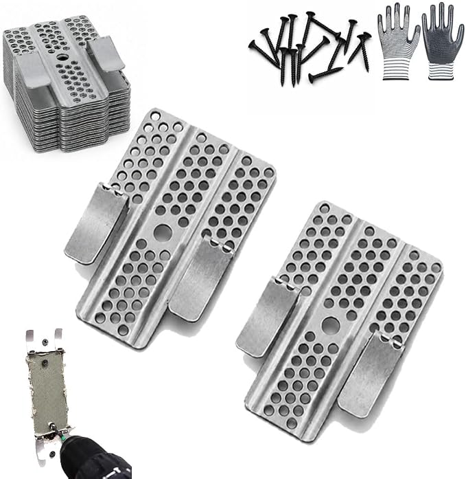 Drywall Repair Clips Kit, Easy Install Stainless Steel Wall Patch by Unknown